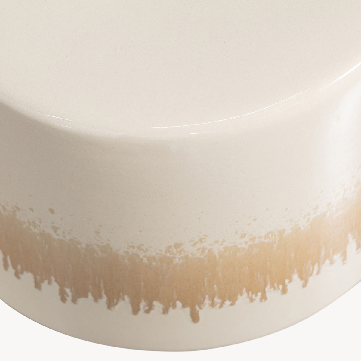 Tilt bijzettafel keramiek beige