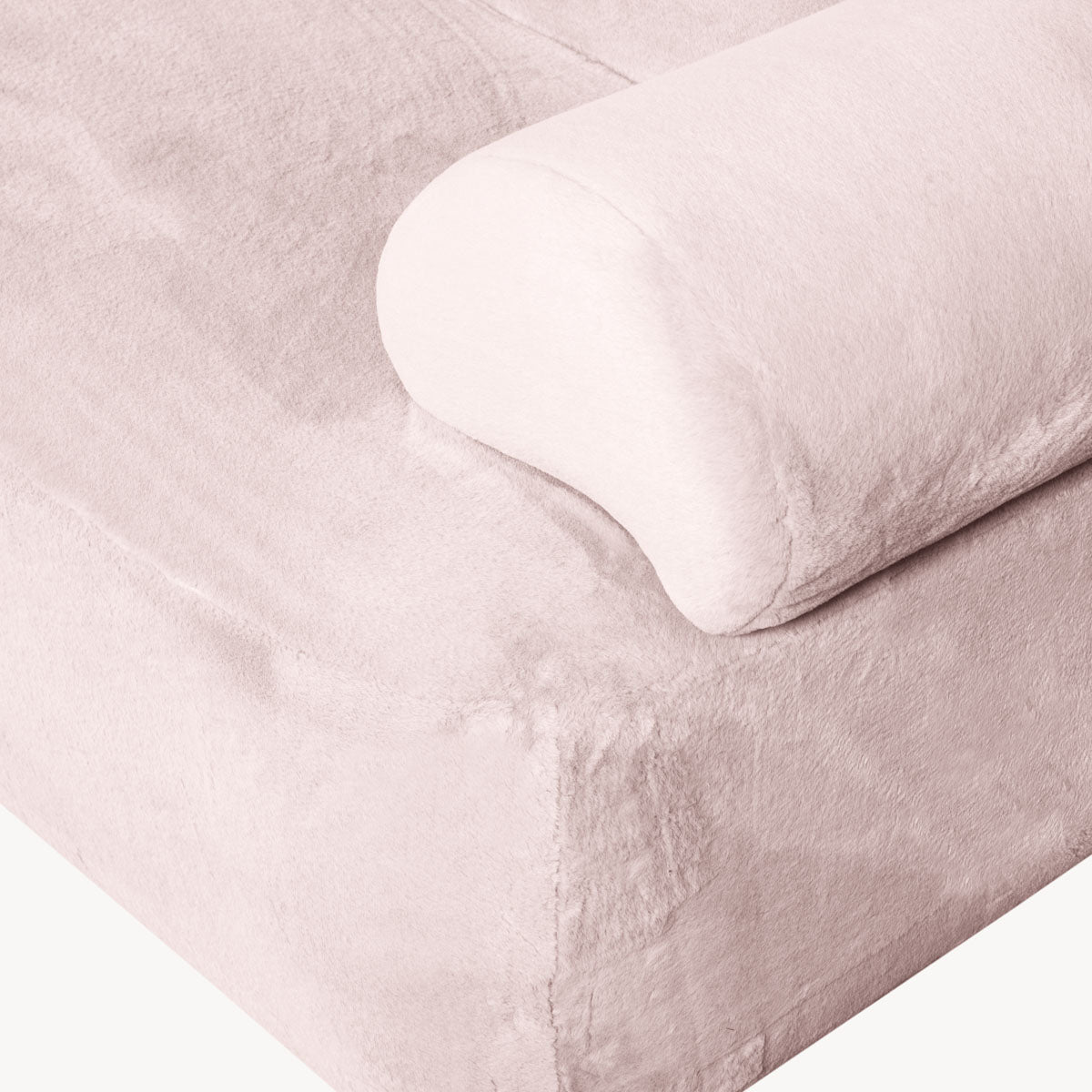 Jolie 2-zits bank lichtroze