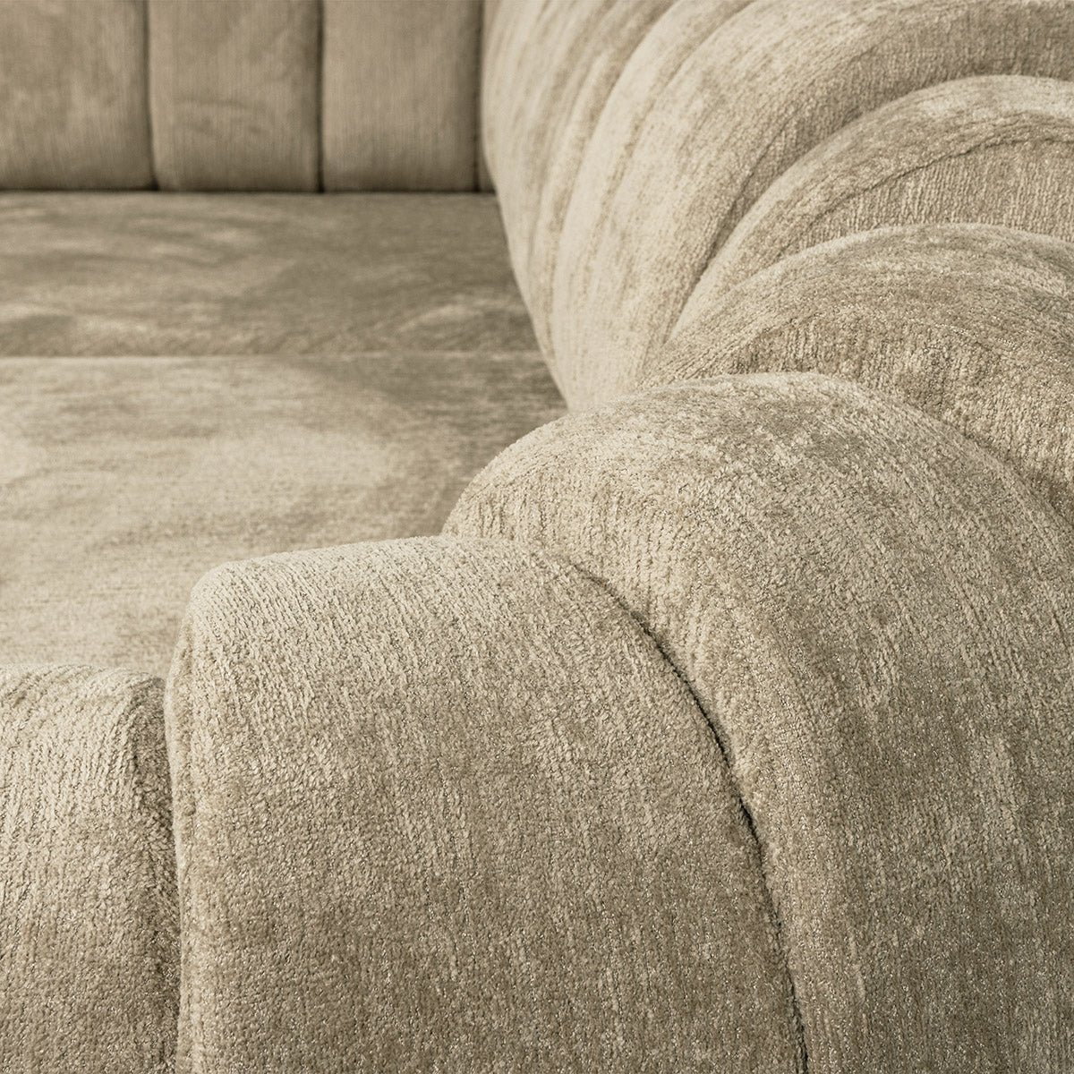 Cocoon hoekbank pistache