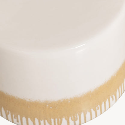 Tilt bijzettafel keramiek beige