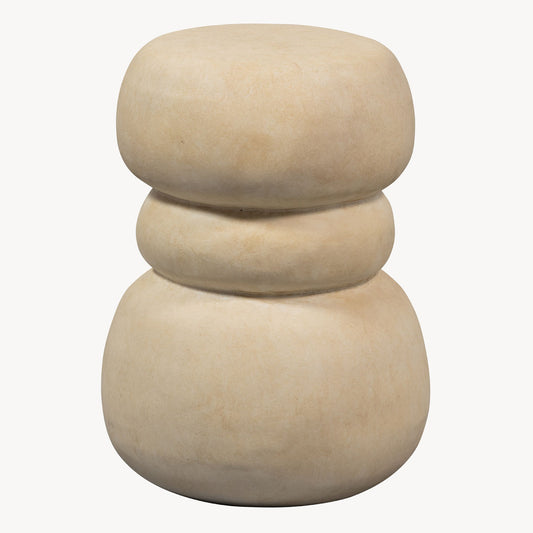 Yvo bijzettafel beige