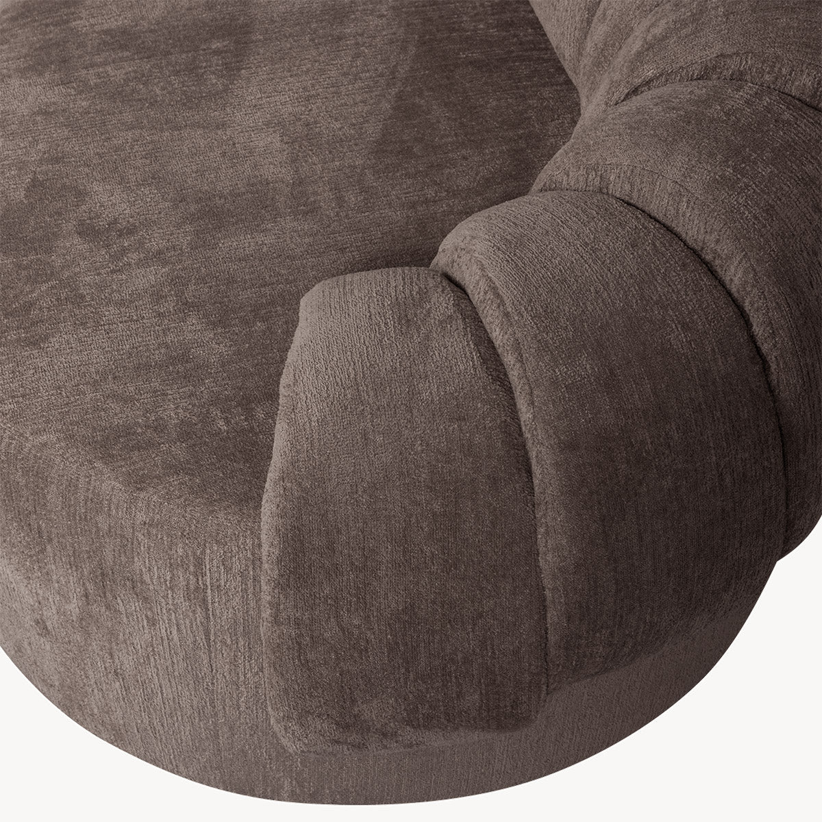 Cocoon hoekbank donkergrijs/bruin