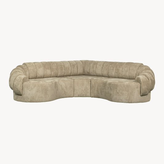 Cocoon hoekbank pistache