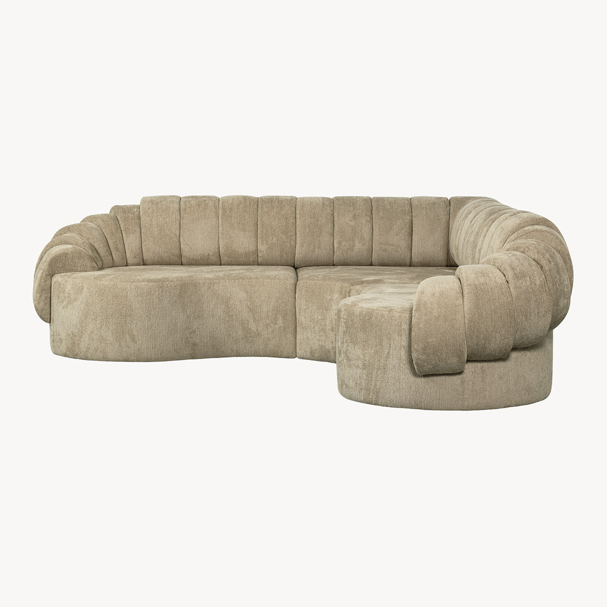 Cocoon hoekbank pistache
